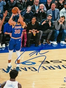 Stephen Curry "2974" Autograph Warriors 8x10 Fanatics/NBA Signed Photo USASM BAS - Picture 1 of 6