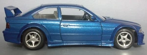 BMW M3 Burago escala 1/24 diecast azul - Imagen 1 de 8