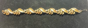 PULSERA CORO FIRMADA TONO ORO 7" - Imagen 1 de 3