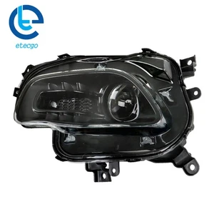 Left Side Projector Headlight Halogen Type Fit For 2014-2018 Jeep Cherokee Black - Picture 1 of 16