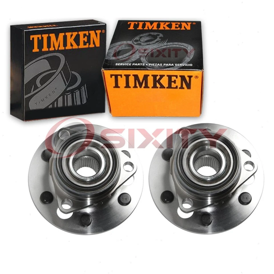 2 pc Timken Front Wheel Bearing Hub Assembly for 1988-1994 Chevrolet K2500 pi - Image 1 of 4