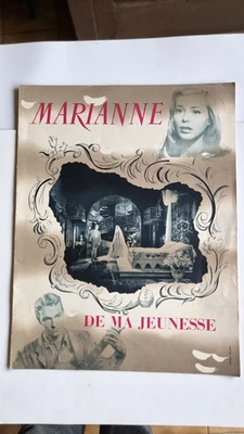 plaquette, livret, film Marianne de ma jeunesse, J. Duvivier, M. Hold, P. Vaneck - Photo 1/4