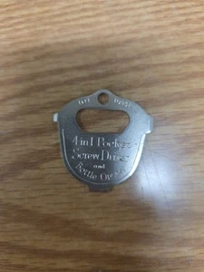 VFW Welfare Fund Donor Pocket Wallet Screw Driver Bottle Opener Keychain (227) - Picture 1 of 3