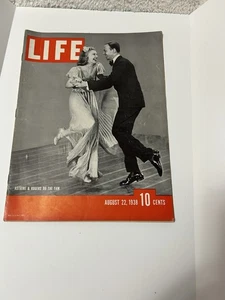 AUGUST 22, 1938 LIFE MAGAZINE-ASTAIRE & ROGERS DO THE YAM - Picture 1 of 13