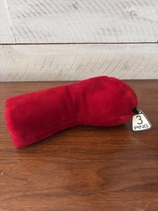 Rare Vintage Ping 3 Fairway Wood Headcover HC Ping #3 Tag Red Plush - Picture 1 of 3