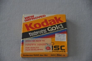 Kodak Kodacolor Gold Print Disc Film, 15 Exposures, GDC DISC-15 - Afbeelding 1 van 6