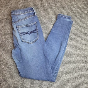 Pantalones de mezclilla Mudd Flex elásticos tiro alto talla 5 azul - Imagen 1 de 6