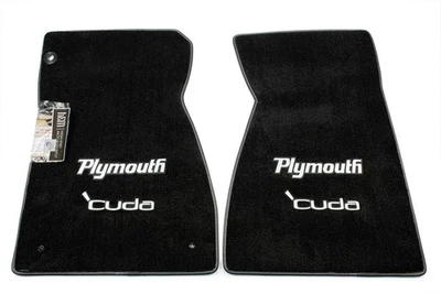 Alfombrillas personalizadas premium para 1970-74 Plymouth Barracuda / 'Cuda - transmisión manual Foto 1 de 3