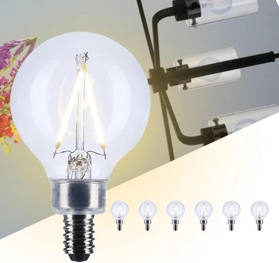 SATCO S12471 - 3 Watt G16.5 LED Light Bulbs - 3000K - 120 Volts (6 Pack) - Image 1 of 4