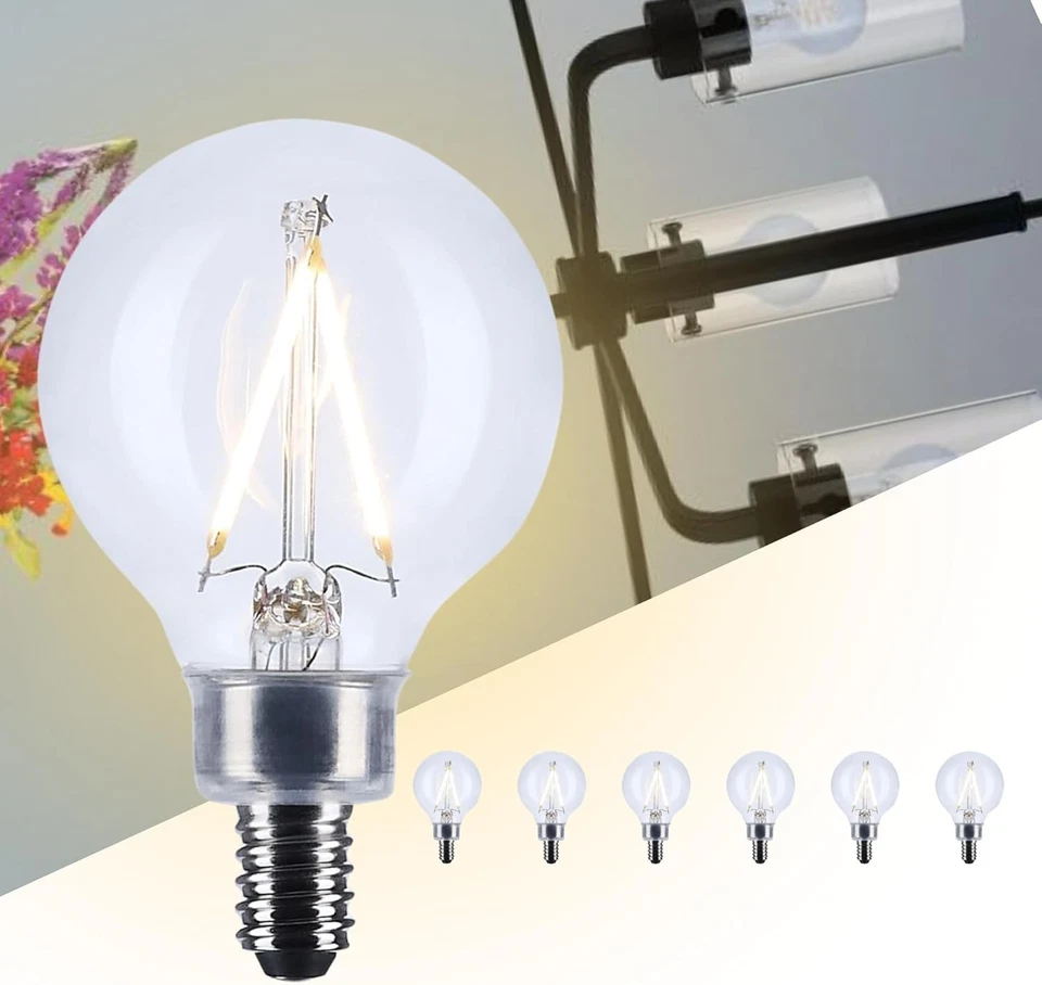 SATCO S12471 - 3 Watt G16.5 LED Light Bulbs - 3000K - 120 Volts (6 Pack) - Image 1 of 4