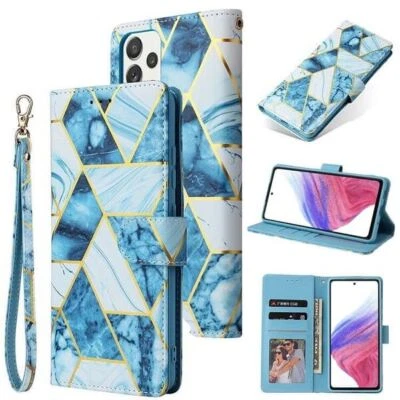 Wallet Case For Samsung Galaxy S22 Ultra Plus S21 FE Card Leather Flip Cover - Image 1 of 4