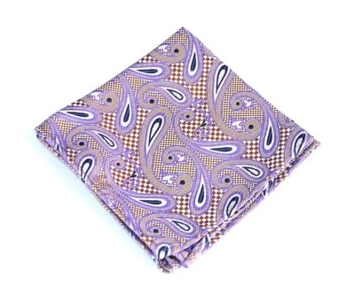 Lord R Colton Masterworks Pocket Square - Capilla De Marmol Stone Silk - $75 New - Image 1 of 2