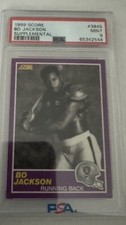 1989 SCORE SUPPLEMENTAL BO JACKSON #384S PSA 9 Mint
