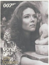 WOMEN OF JAMES BOND IN MOTION BOND GIRLS ARE FOREVER INSERT BG6 DIANA RIGG TRACI