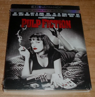 Pulp Fiction 4K UHD + Blu-Ray Slipcover New Sealed Thriller Action - image 1 of 3