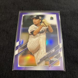 Masanori Ishikawa 2021 Topps Chrome NPB #155 Purple Refractor 009/299 