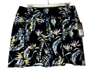 New SKECHERS Shorts GoFlex GoWalk Palm Breeze Printed High Waisted Skort Size 3X - Picture 1 of 5