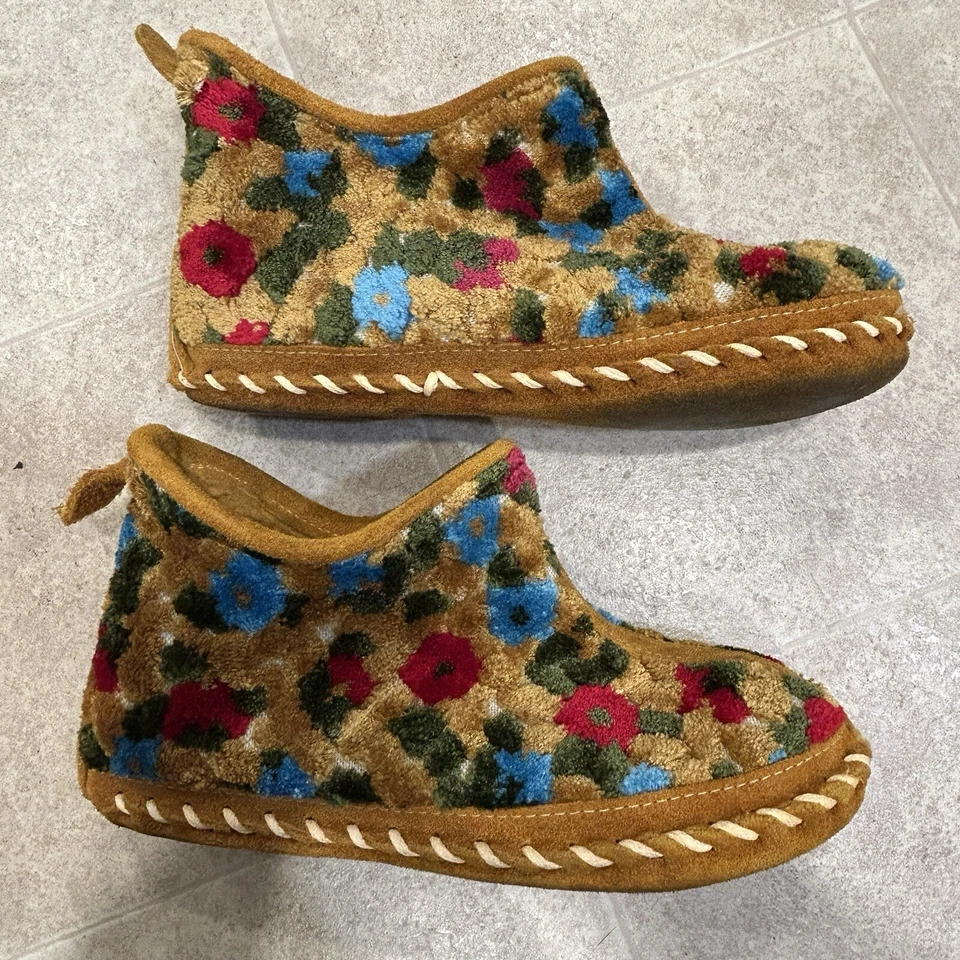 Zapatilla bota de gamuza/alfombra Sioux Mox para mujer talla 6 botín vintage sherpa Foto 1 de 4