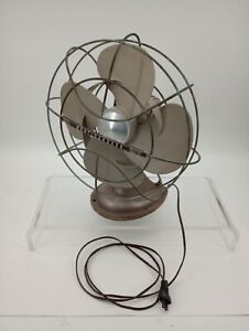 Vintage Westinghouse 4 Blade Oscillating Electric Fan Needs Rewired But Works
