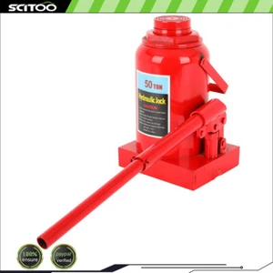 50 Ton Heavy Duty Hydraulic Bottle Jack Automotive Car Repair Shop Lift Tool - Picture 1 of 12