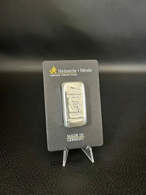 100g Heimerle & Meule Feinsilberbarren - 999,9 - Bild 1 von 4
