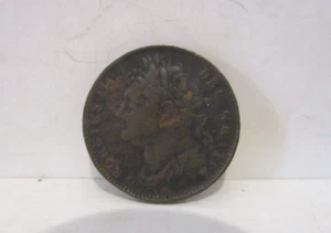 1821 Great Britain United Kingdom 1 Farthing World Coin King George IV KM# 677 - Picture 1 of 8