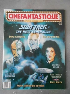 CINEFANTASTIQUE Vol 25 #6 Vol 26 #1 FN/VF STNG Voyager Stargate - Double-Issue! - Picture 1 of 3