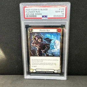 Tarjeta graduada Flesh & Blood Plunder Run Arcade Rising 2020 clasificación PSA 10 GEMA FaB - Imagen 1 de 2