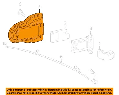 HONDA OEM 16-22 Pilot Rear Bumper Electrical Components-Cover 36939TG7A01 - Image 1 of 2