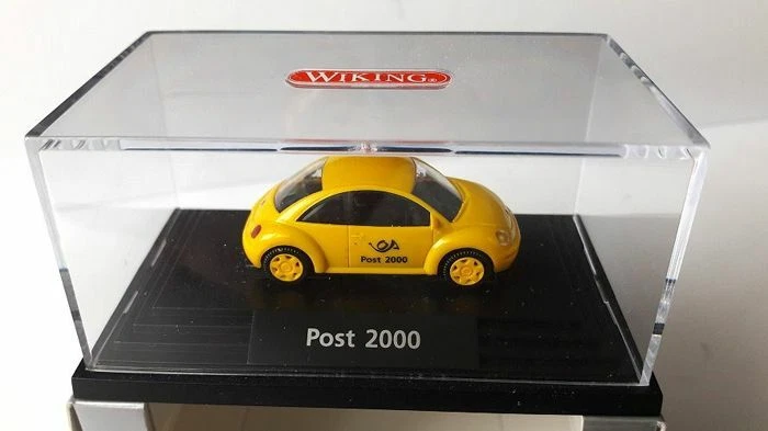 WIKING  VW NEW BEETLE "Post 2000"  colore giallo scala HO 1:87 - Immagine 1 di 1