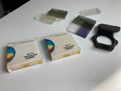 Collection of optical filters for 35mm camera Cokin, Luxon UV Gradual - Image 1 of 4