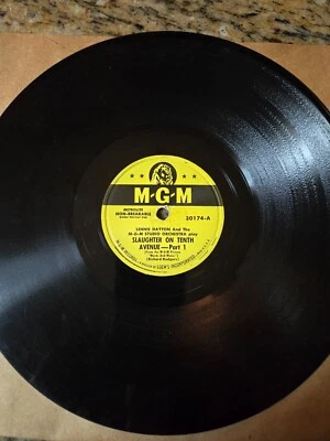 Slaughter On Tenth Avenue   Parts 1 and 2    MGM Studio Orchestra  30174 A and B - Image 1 of 2