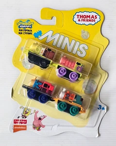 Thomas & Friends Mini SpongeBob Pantaloni Quadrati 4 Treni Sirena Uomo 2015 - Foto 1 di 2
