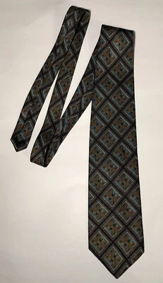 Corbata Montalvo Of Montana Santa Monica CA 100% seda hecha en Italia Foto 1 de 4