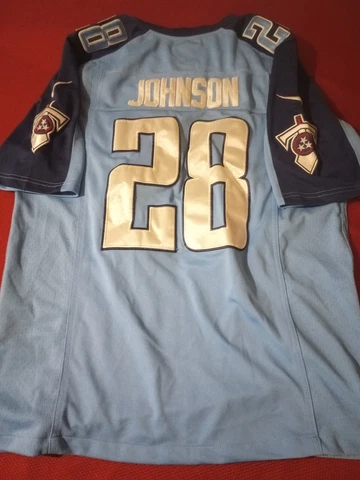 Chris Johnson Nike On Field Jersey Medium Titans Cover