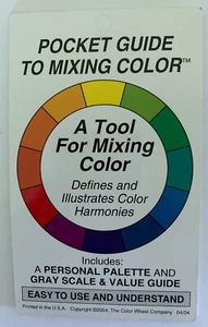 Color Wheel Pocket Guide To Mixing Color 3"X5" - Picture 1 of 2