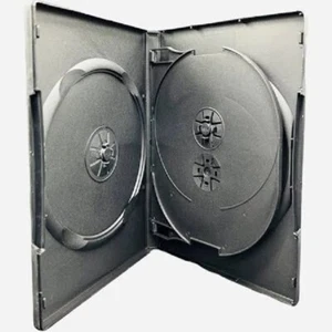 4 Disc DVD Case - Black - Can put 4 DVD disks in this case. - Afbeelding 1 van 1