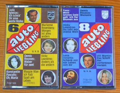 Musikkassette AUTO LIEBLING 6 + 8 (Philips) Deutscher Schlager Sampler MC - Bild 1 von 2