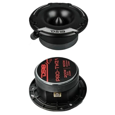 2 DS18 PRO-TWZ1 Super Tweeter 9,6 CM 4 Ohm 105 DB Profondeur De 4 CM Car Noir - Photo 1/4