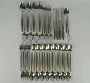 Vintage WF Washington Forge BOLERO Stainless Flatware Set of 39pc MCM Japan  - Picture 1 of 9