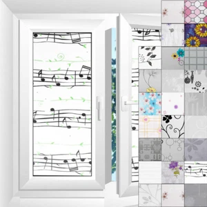 PVC Datenschutz Fensterfolie Anti-UV Sonnenschutz Nicht klebrig 2.95 X 16.4 Zoll - Bild 1 von 7