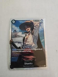 SHANKS Gioco di carte One Piece ST08-005 SR Rufy Starter Deck inglese HOLO RARO SP - Foto 1 di 10