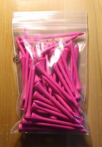 50 Premium Hardwood 3 1/4 inch golf tees in 7 different choices of packaging - Picture 1 of 14