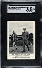 1964 Somportex Ltd. James Bond Film Scenes 37 Connery/Blackman SGC 3.5  Dr. No