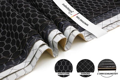 indivitara® Premium Stitch Foam Mikrofaserstoff selbstklebend dehnbar kaschiert - Bild 1 von 4