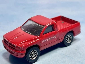 Dodge Dakota Sport Maisto Die Cast Metal Red Truck, 1:64 Scale, Tow Service - Picture 1 of 1