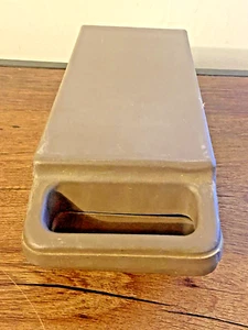 Vintage Clik Case Hartschale Kunststoff 10 Kassetten Band Aufbewahrungsbox braun - Bild 1 von 5
