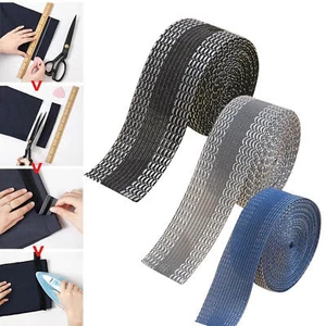 Pants Edge Shorten Self-Adhesive Tape Yard Hem Tape For No Sew Hemming Tape 10m - Picture 1 of 11