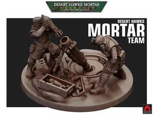 Desert Hawks Mortar Team | Red Pilgrim Miniatures | 28mm - Imagen 1 de 4