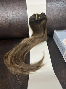 Laavoo 70g Clip In Human Hair Extensions 14” Highlighter Hair 4/27/4# - Picture 1 of 9